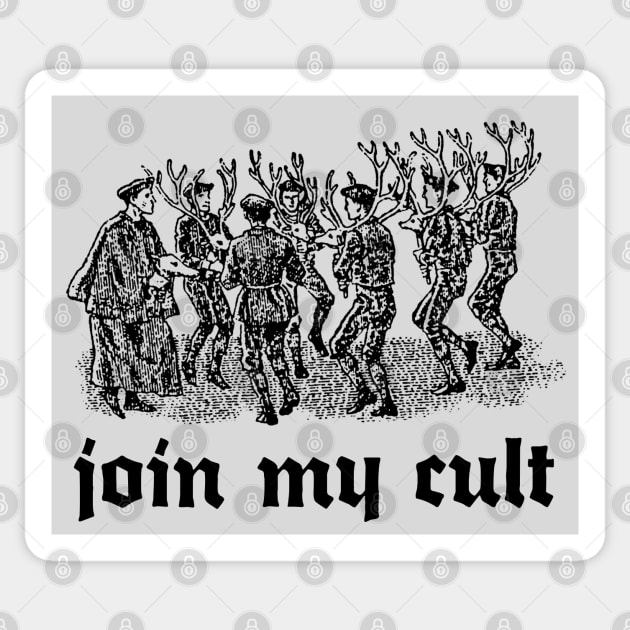 Join My Cult ///// †††† Sticker by DankFutura